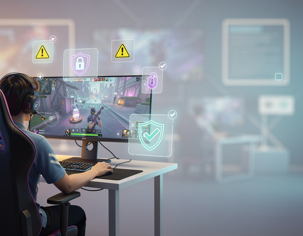 Ilustrasi panduan anti cheat peserta untuk turnamen game online uang189